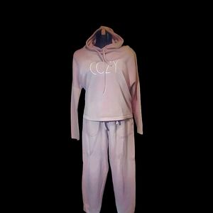 Cozy Pink Hoodie and Sweatpants Set